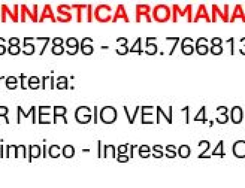 S.S.D. GINNASTICA ROMANA A R.L.