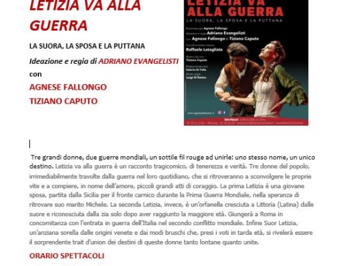 TEATRO MANZONI LETIZIA VA ALLA GUERRA La suora, la sposa e la puttana – da giovedì 9 a domenica 26 gennaio 2025